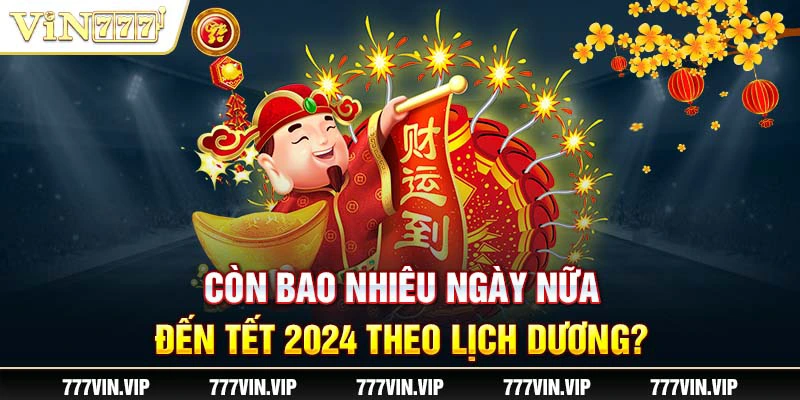 Còn bao nhiêu ngày nữa đến Tết 2024 theo lịch dương?