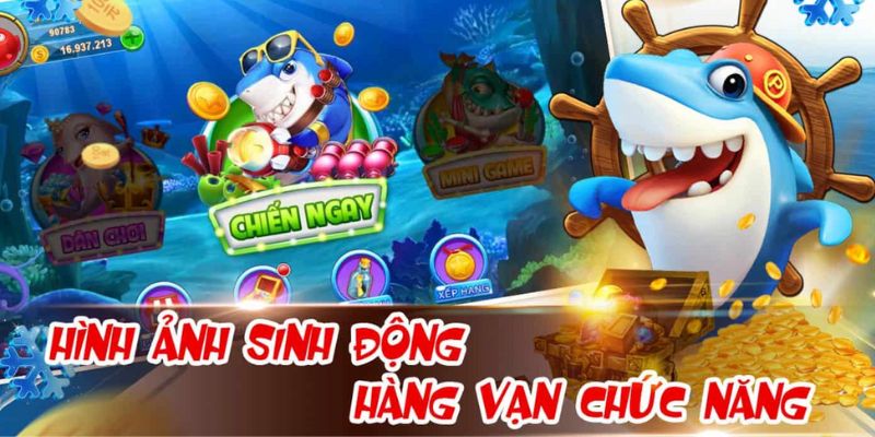 Nhiều loại vũ khí và hình ảnh chất lượng trong game